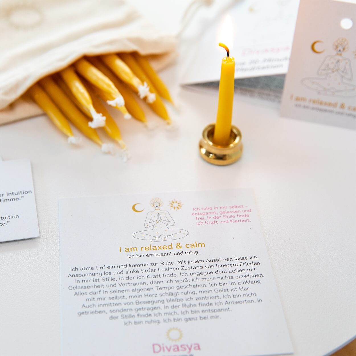 20-Minuten-Kerzen | I am enough & worthy