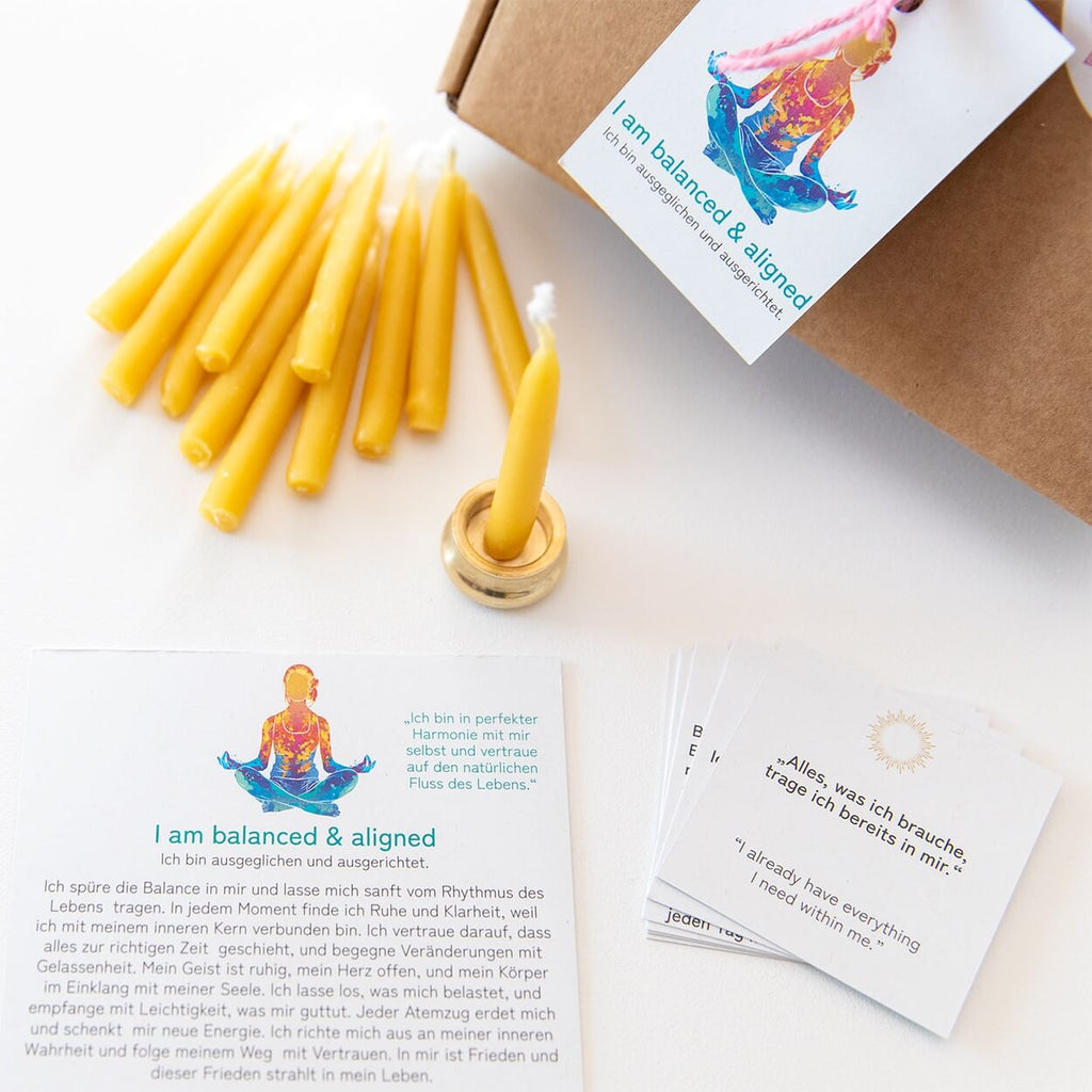 20-Minuten-Kerzen | I am balanced & aligned