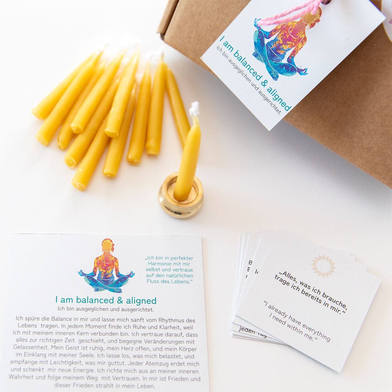 20-Minuten-Kerzen | I am connected & empowered