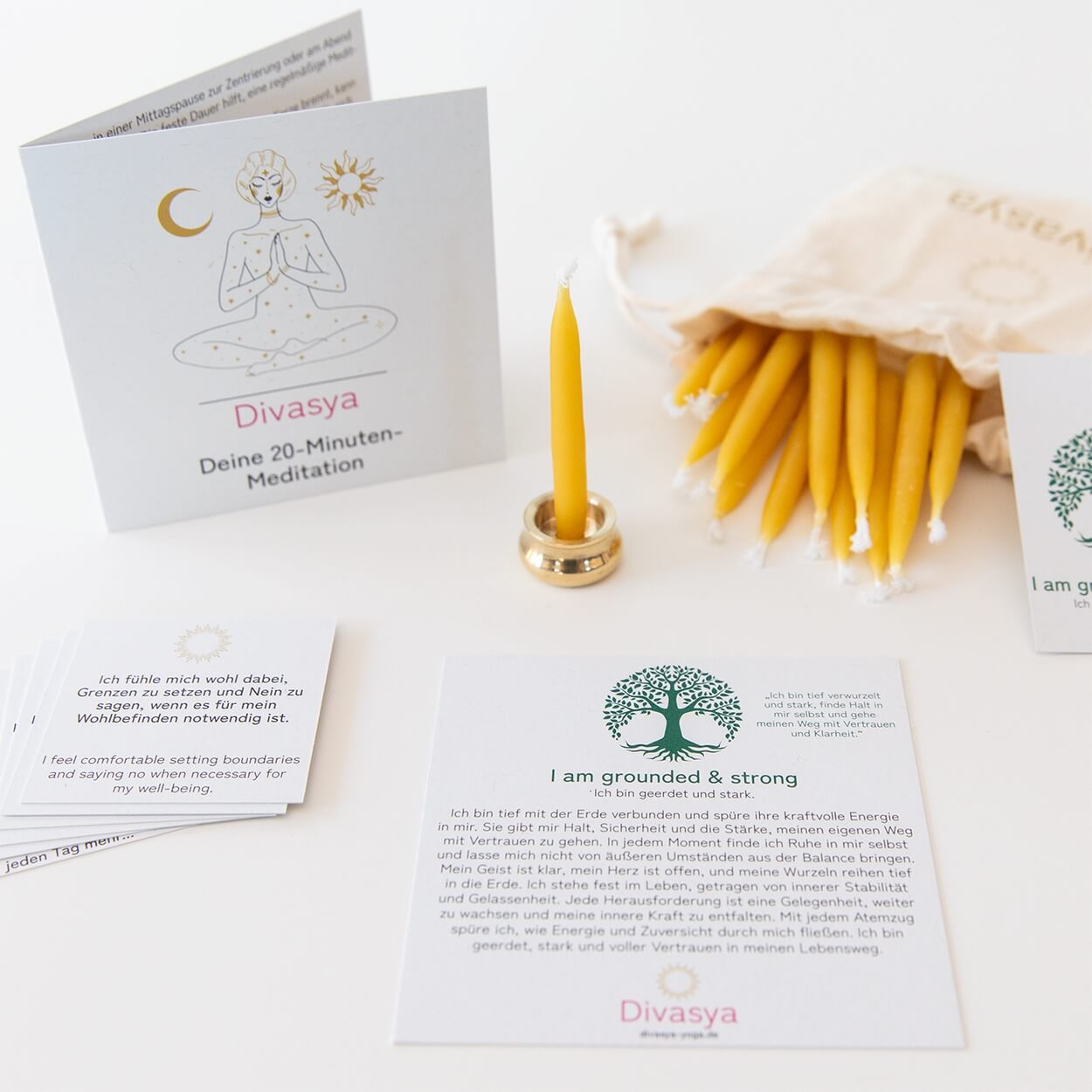 20-Minuten-Kerzen | I am mindful & focused