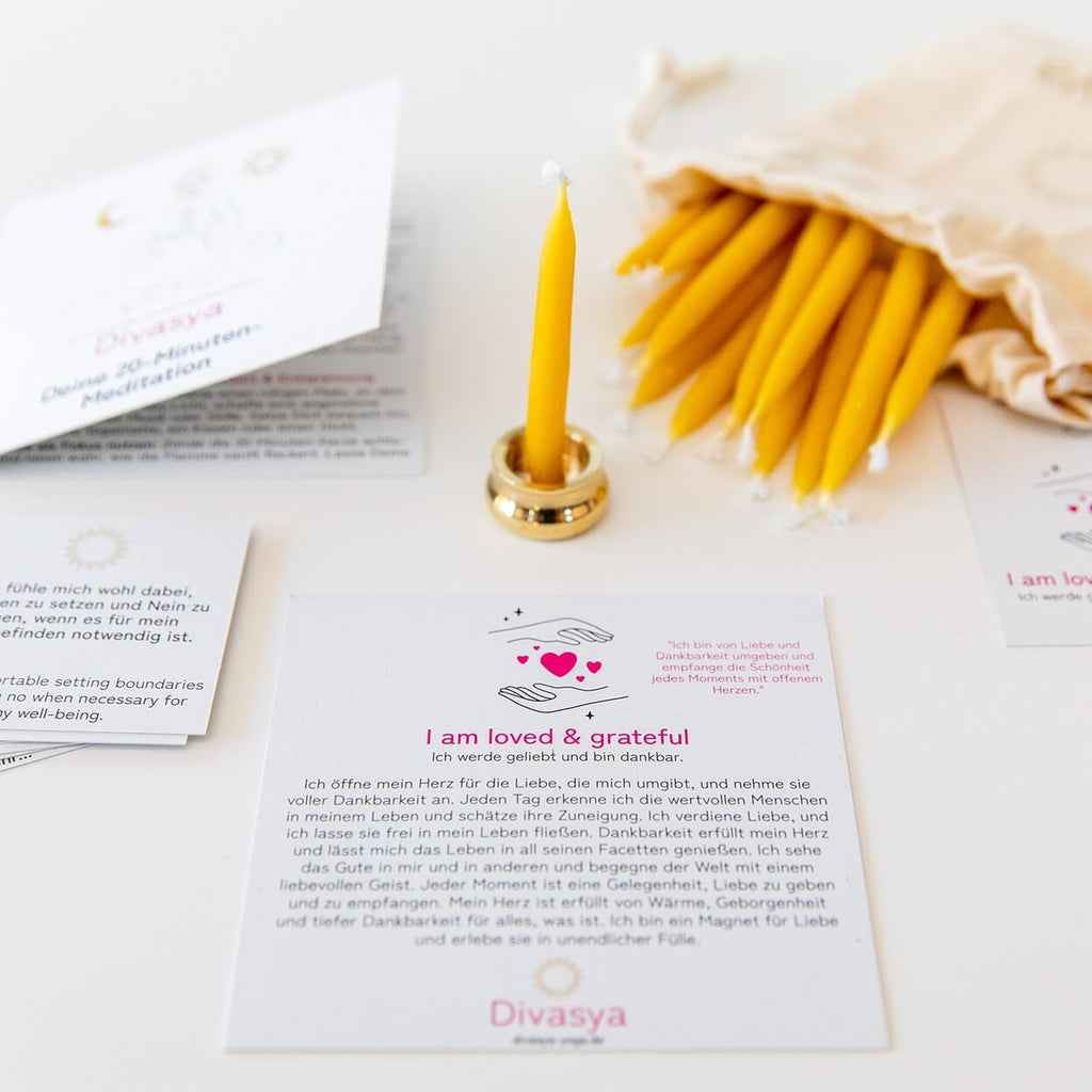 20-Minuten-Kerzen | I am mindful & focused