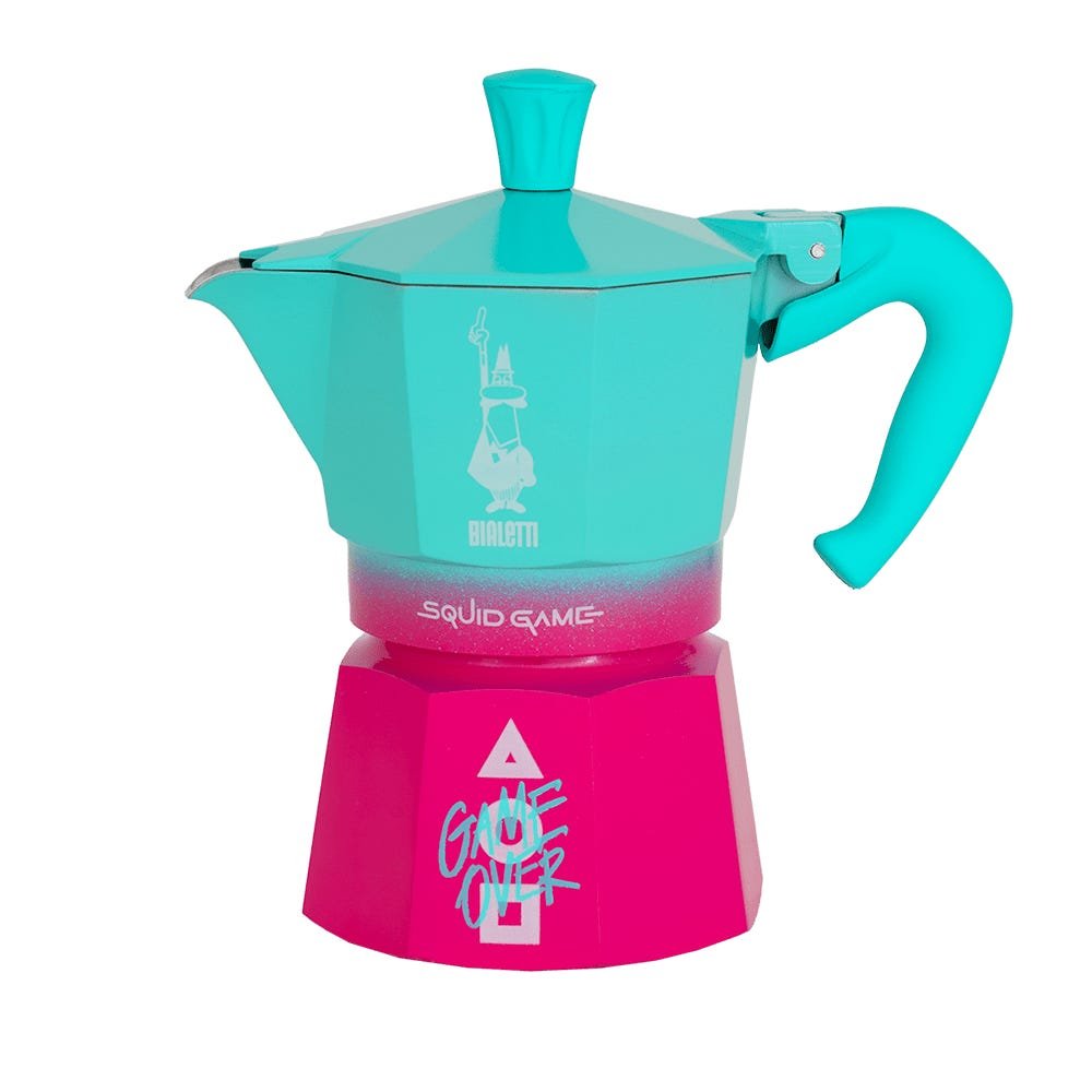 Bialetti Moka Express Squid Game Edition – Limited Collector’s Stovetop Coffee Maker