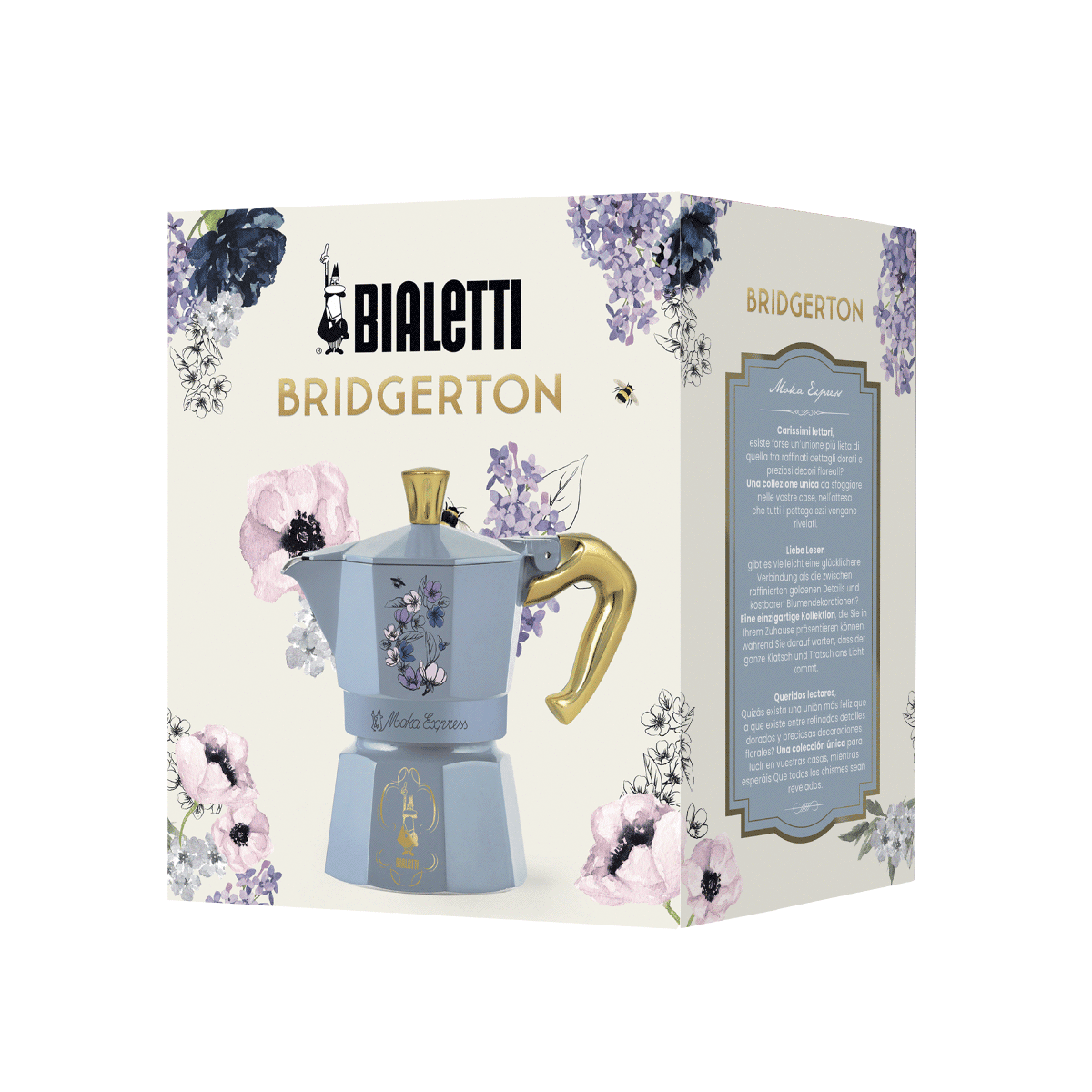 Bialetti Moka Express Bridgerton – Classic Italian Stovetop Coffee Maker