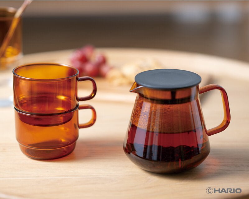 Hario Colors Tea & Coffee Server – 600ml Stylish Glass Carafe