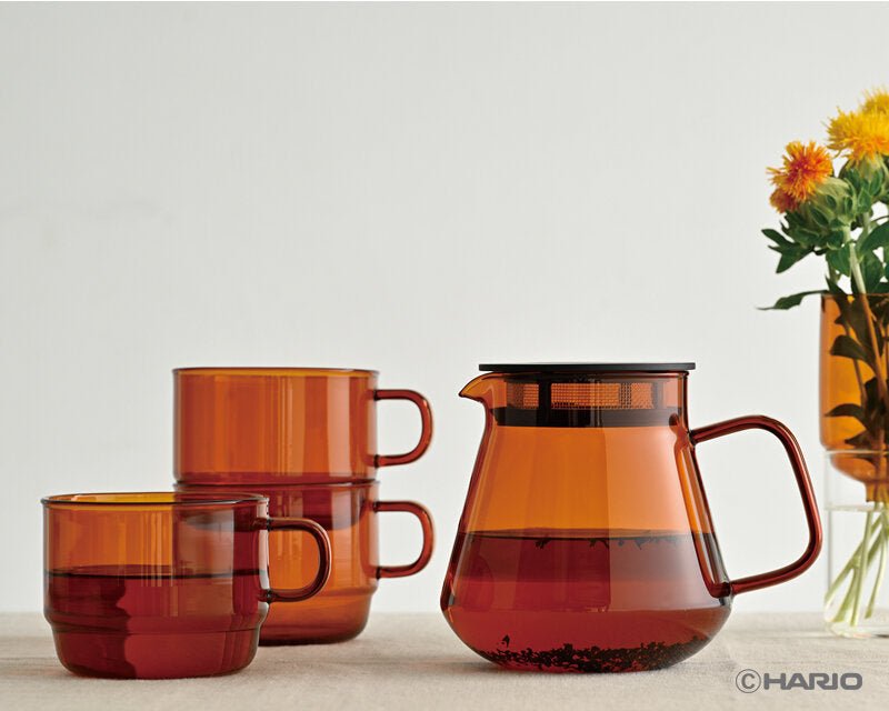 Hario Colors Tea & Coffee Server – 600ml Stylish Glass Carafe