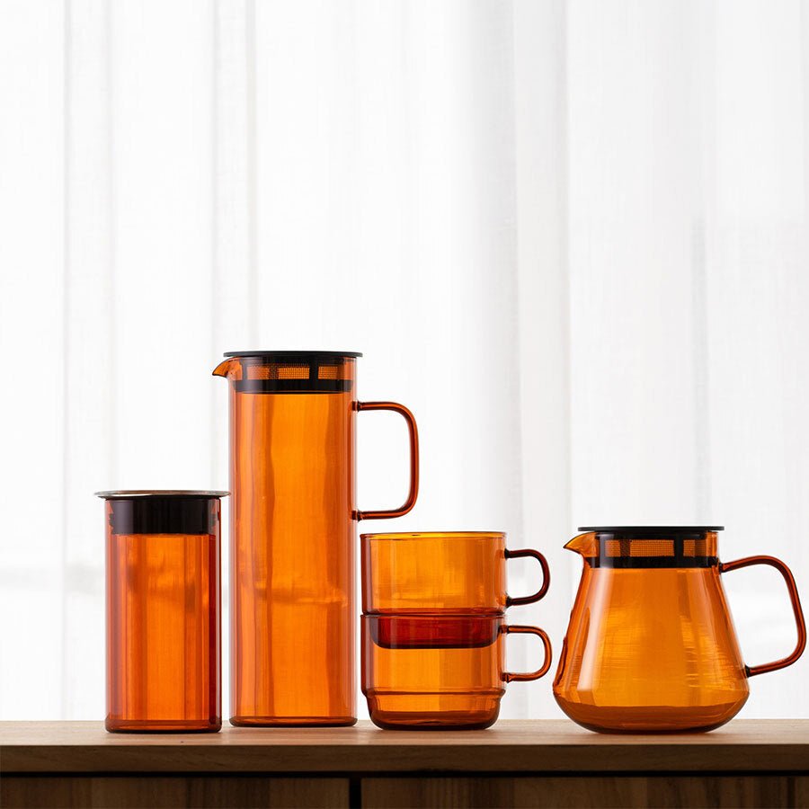 Hario Colors Tea & Coffee Server – 600ml Stylish Glass Carafe