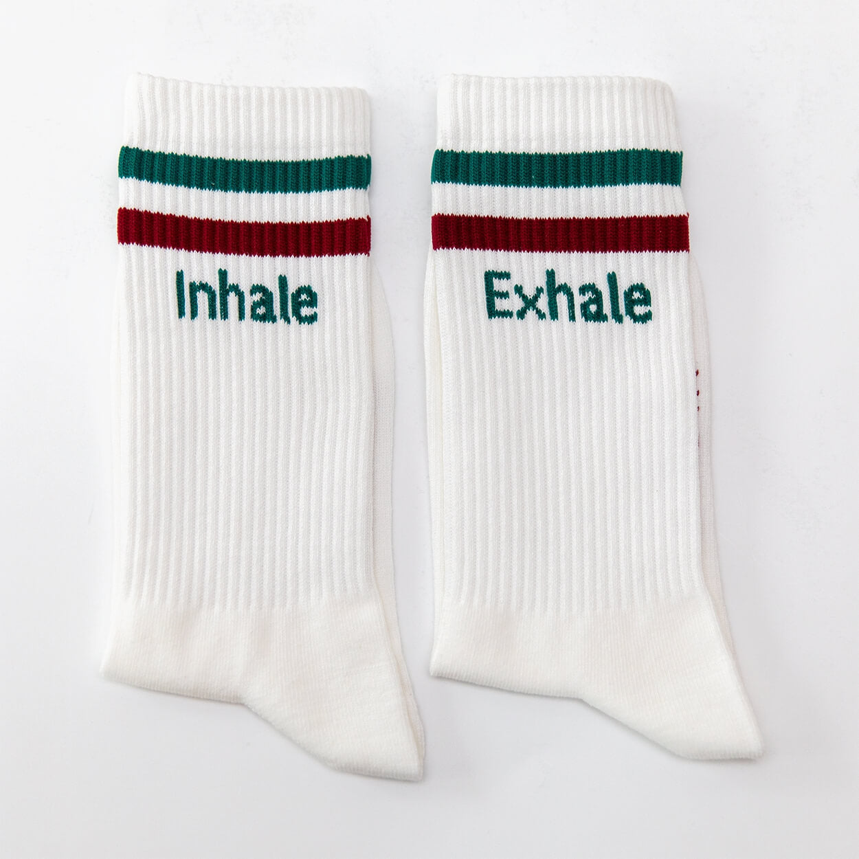 Socken mit Yoga-Motiv: Inhale Exhale | Namasté