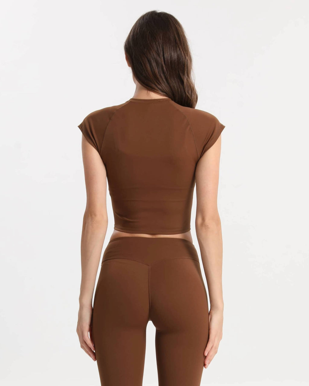 Sport Top weich figurbetont – Braun