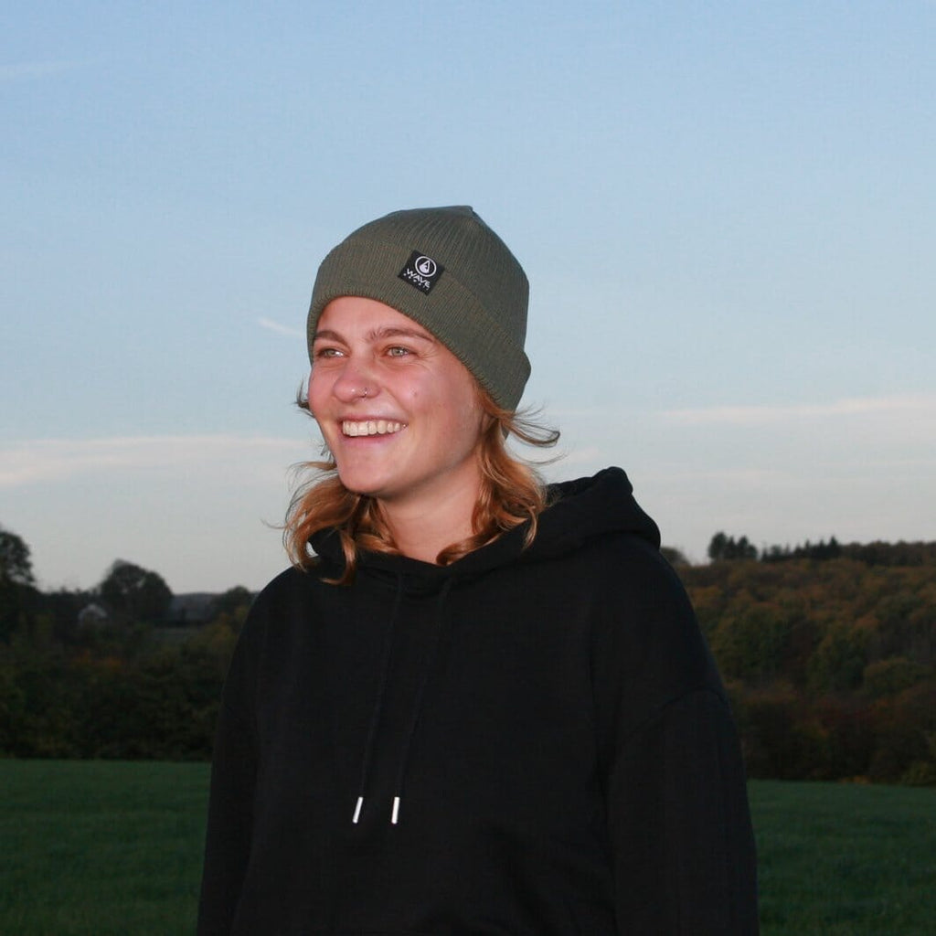 Beanie Bio Cotton Green Olive