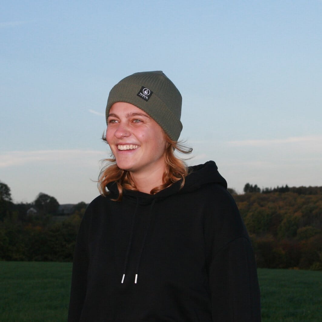 Beanie Bio Cotton Green Olive