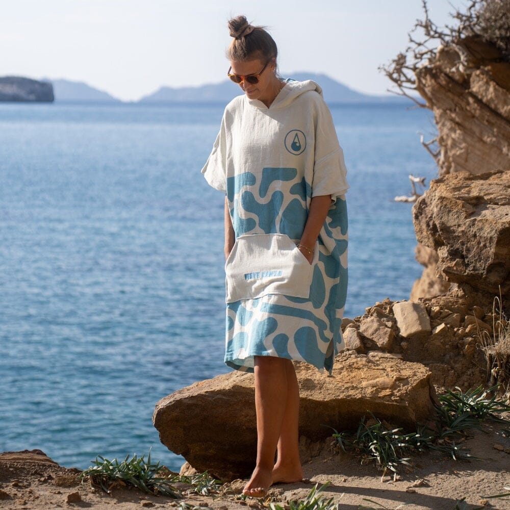 NatureLite Travel Poncho Beach Ocean Camou