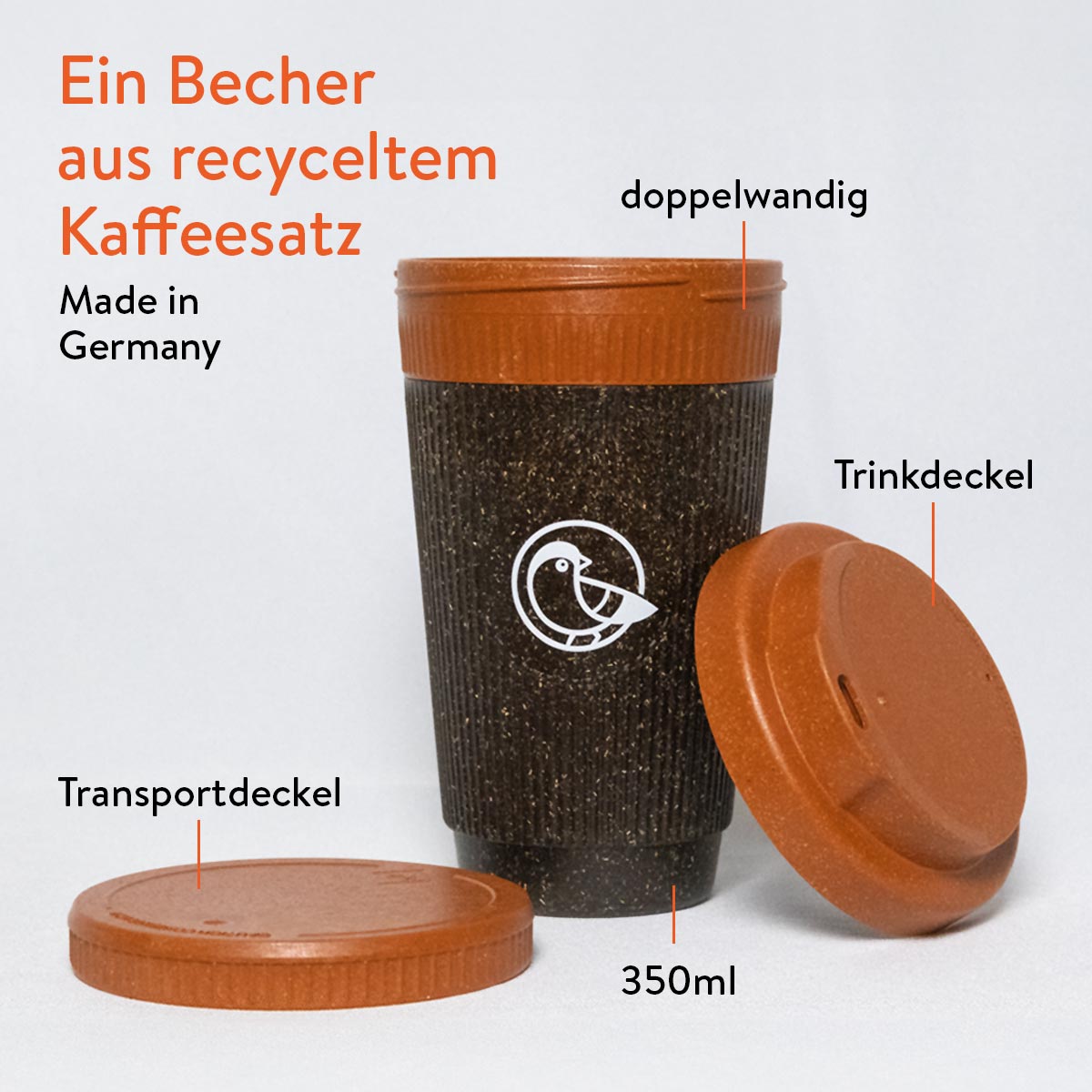Earlybird Coffee to Go-Becher