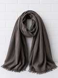 PURE & COZY SCHAL - Dark Taupe- 360°