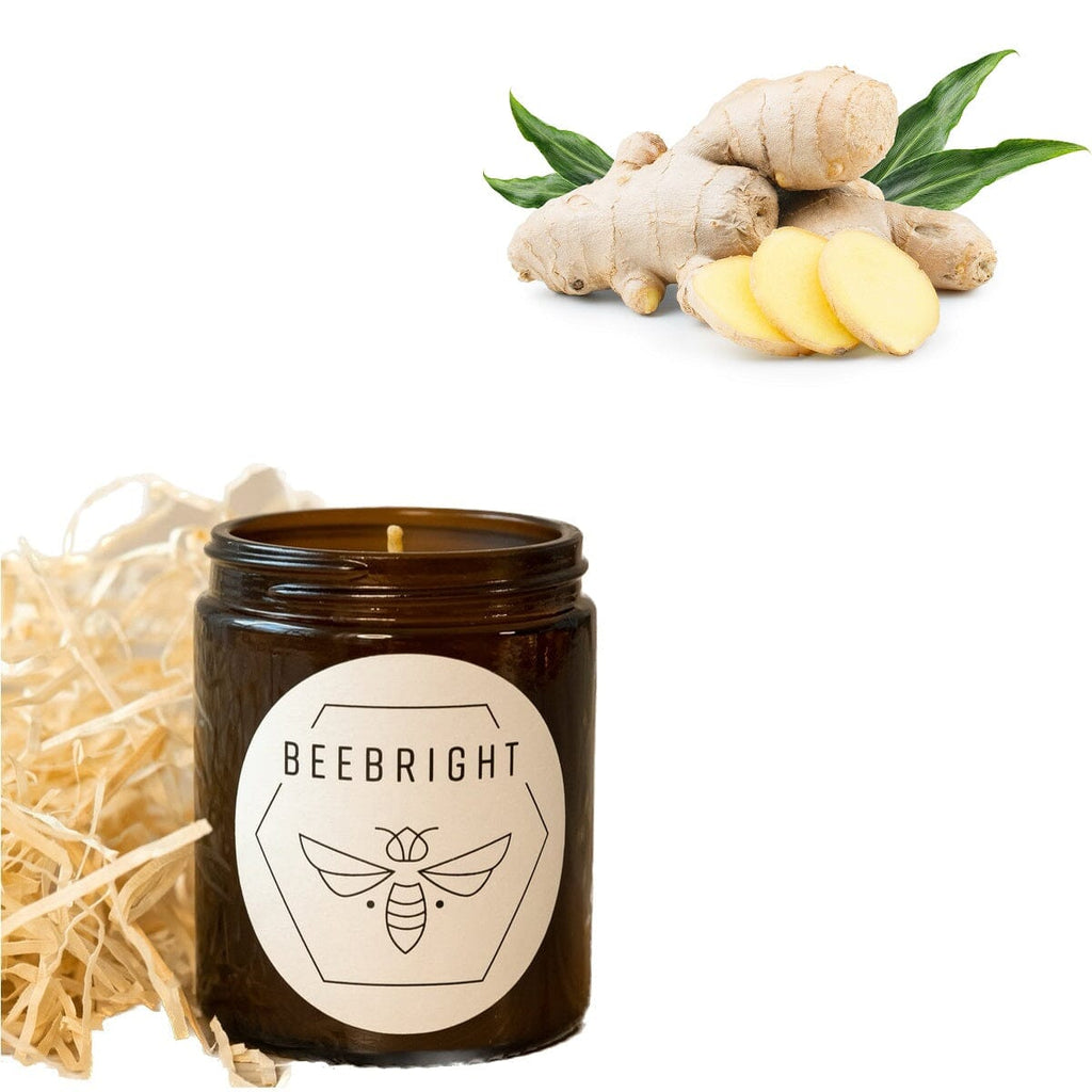 Handmade beeswax candle - locally made