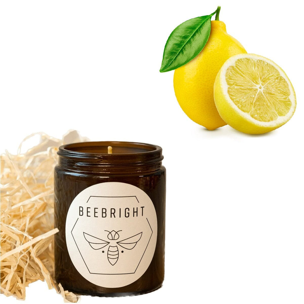 Handmade beeswax candle - locally made