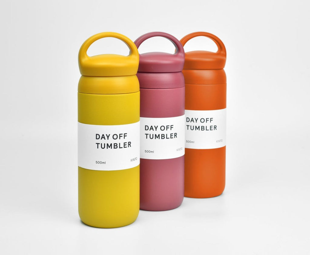 Kinto Day Off Travel Thermos – 500ml Insulated Bottle for Daily Adventures