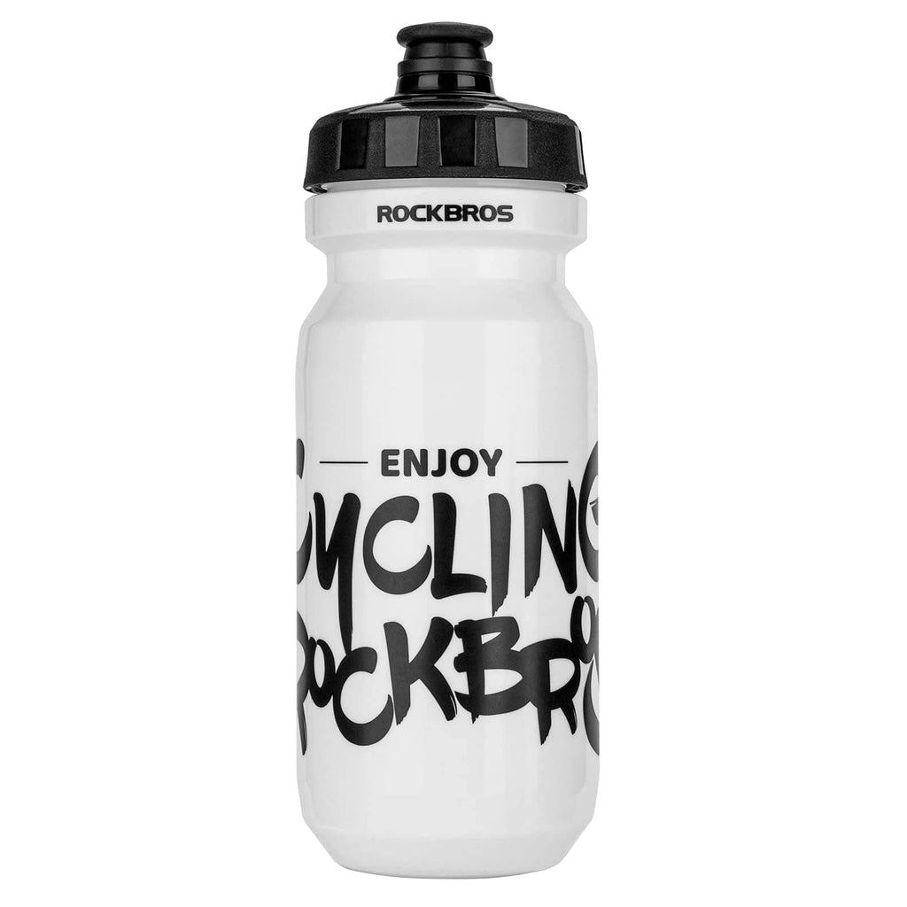 ROCKBROS Sports Water Bottle, 600 ml, made of PP5, comes with a dust cover